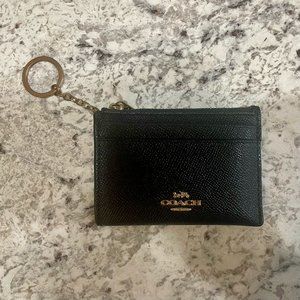 Black Coach Mini Skinny Id Case, Used